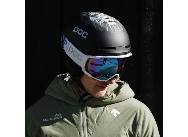 POC Obex Pure Odermatt Ed. Skihelm Uran Mattschwarz