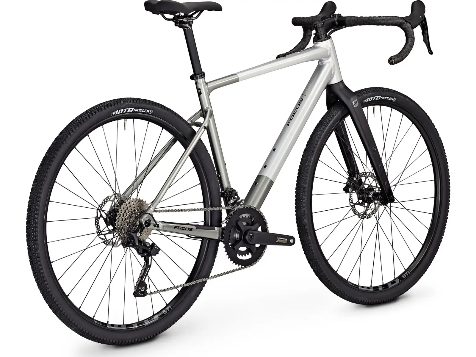 Focus Atlas 6,7 DI Gravelbike in Nepal-Silber glänzend/Stahlgrau glänzend