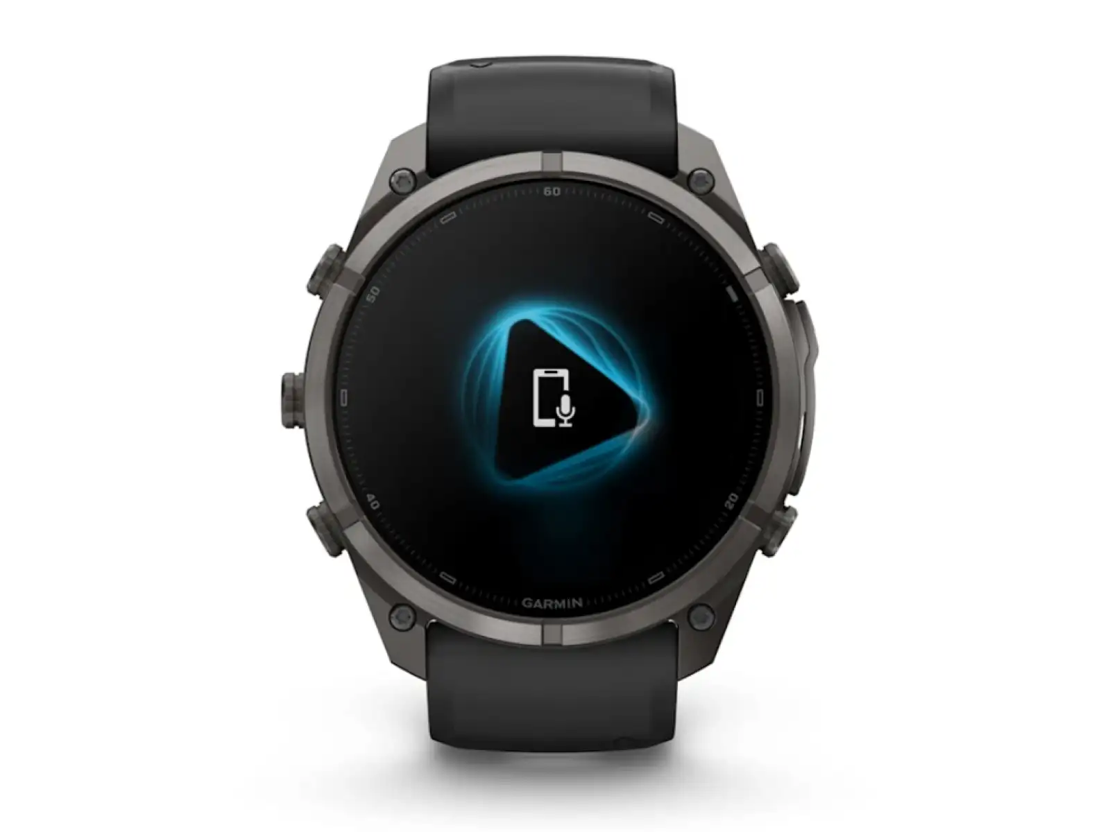 Garmin Fénix 9 Pro inReach 51 mm Smartwatch Carbon gray DLC Titanium Black/Pebble gray