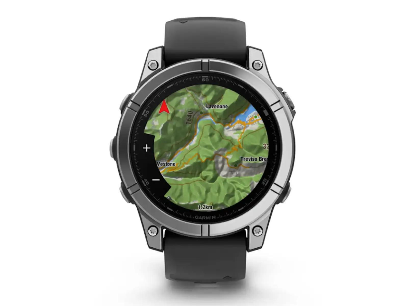 Garmin fenix E - 47 mm AMOLED Smartwatch Slate Grey Steel
