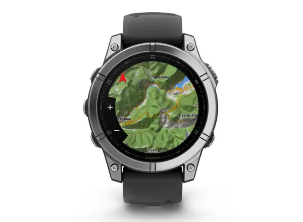 Garmin fenix E - 47 mm AMOLED Smartwatch Slate Grey Steel