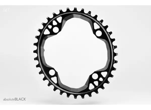 Absolute Black OVAL36 Shimano BCD104 Kettenblatt, 36Z oval