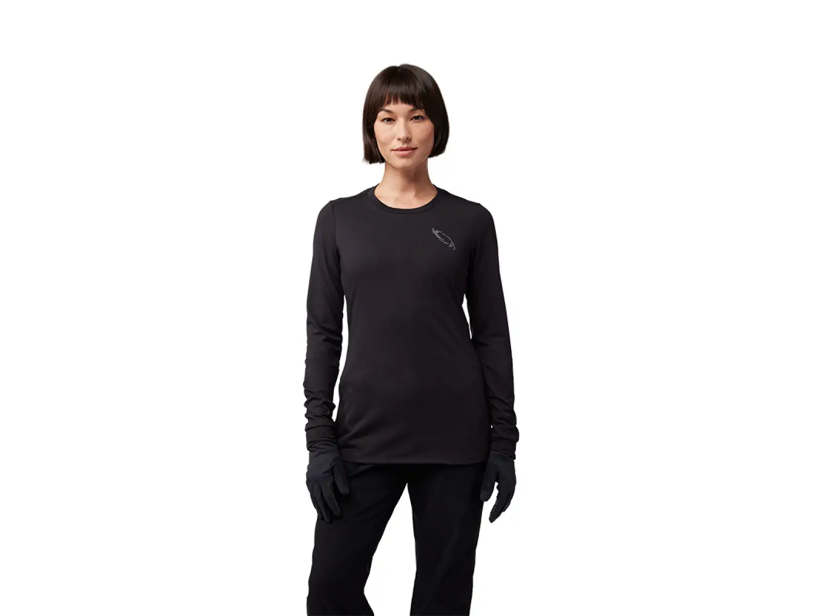 Fox Ranger Dr Md Lunar Damen Langarmtrikot Schwarz