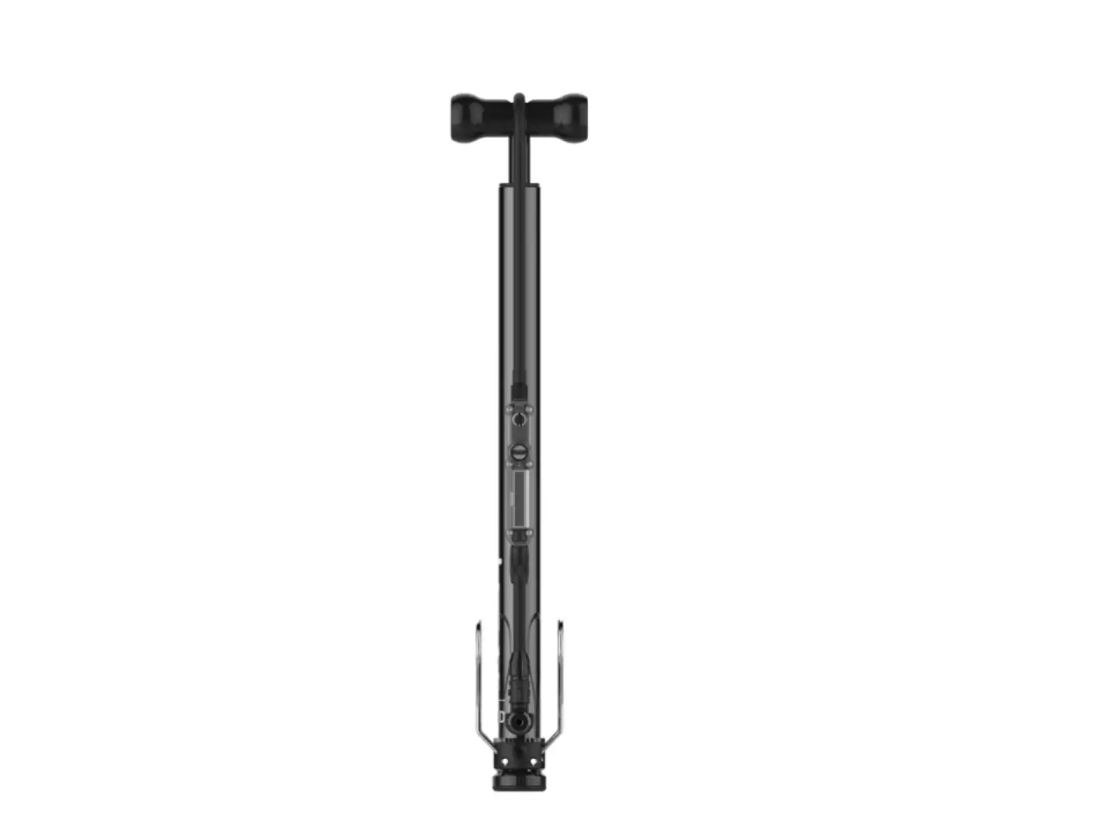 Lezyne Digital Travel Floor Drive Pumpe Schwarz