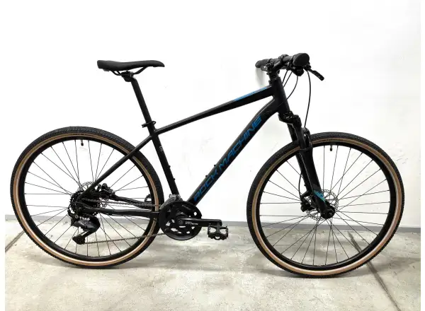 Rock Machine CrossRide 700 Trekkingrad black/petrol MUSTER