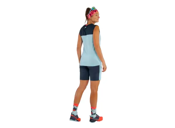 Dynafit Traverse S-Tech Damen ärmelloses Shirt Marine Blue/Blueberry