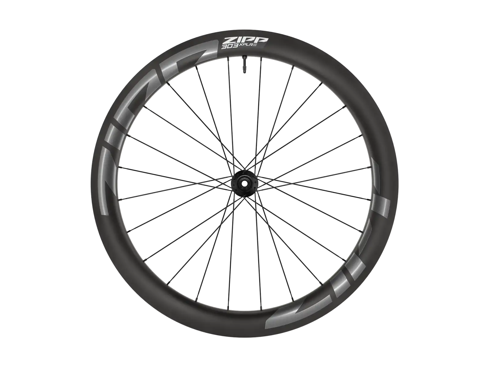 Zipp 303 XPLR S B1 vorderes eingespeichtes Laufrad Dark Grey