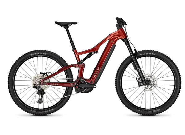 Focus THRON 9 800Wh vollgefedertes E-Bike Maroonred / Darkmaroon