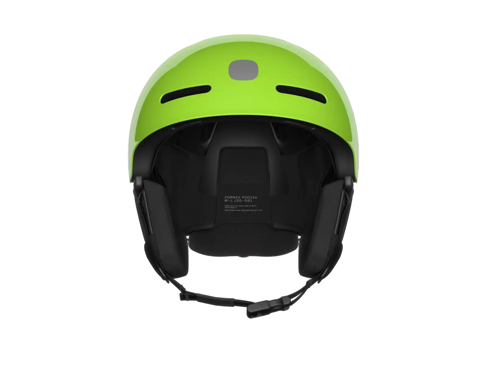 POC POCito Fornix MIPS Kinder Skihelm Fluoreszierendes gelb/grün
