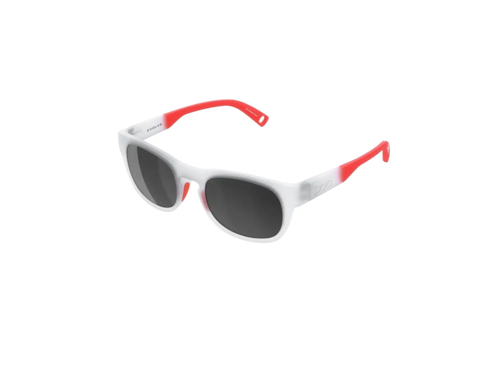 POC Evolve Transparent Kinderbrille Crystal/Fluorescent Orange