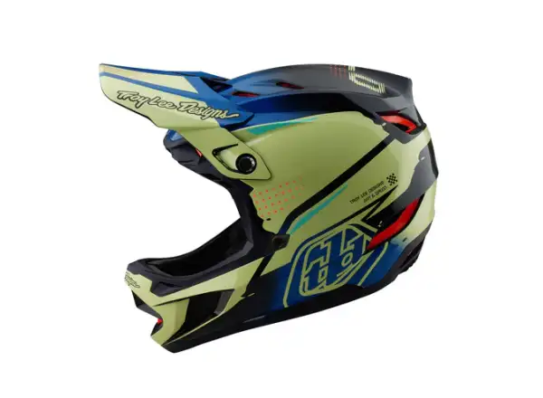 Troy Lee Designs D4 Composite Helm Drip Glo Yellow