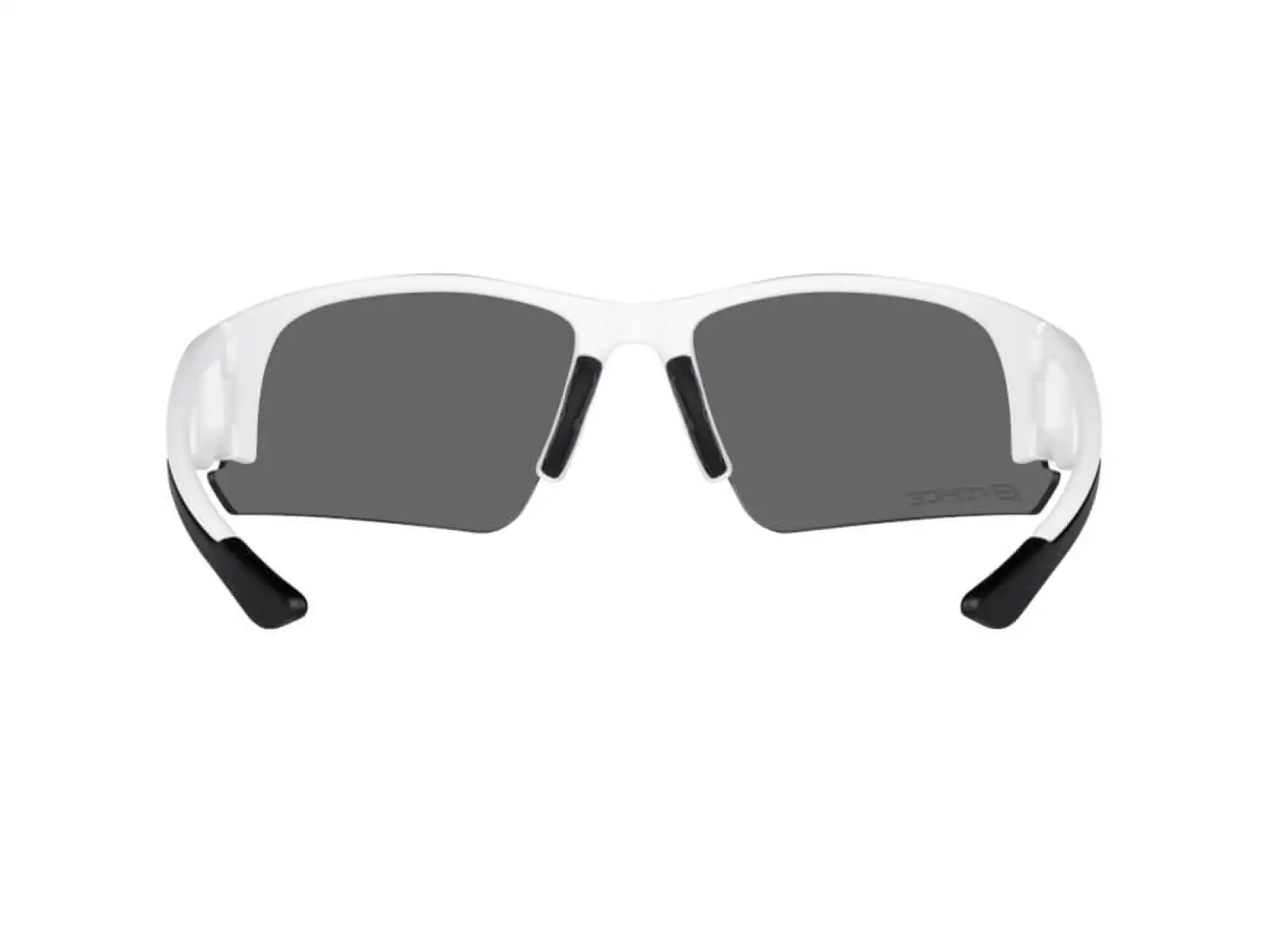 Force Calibre Fahrradbrille weiß/schwarze Gläser