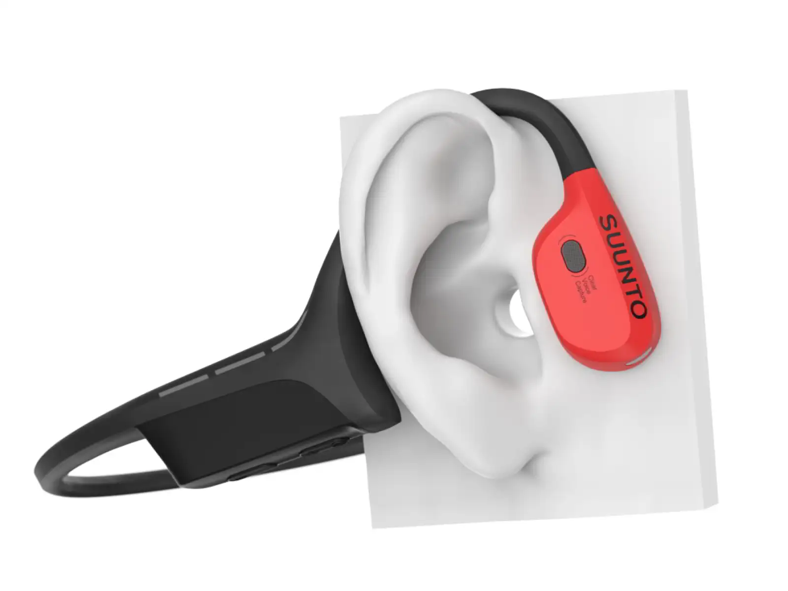 Suunto Wing Kopfhörer mit Ladestation in Lava Rot