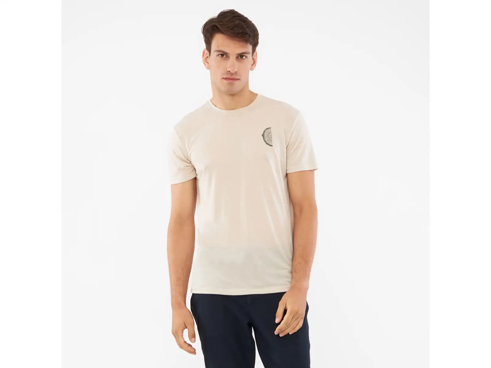 Viking Rune Herren T-Shirt kurzarm beige/olive