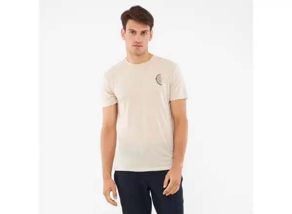 Viking Rune Herren T-Shirt kurzarm beige/olive