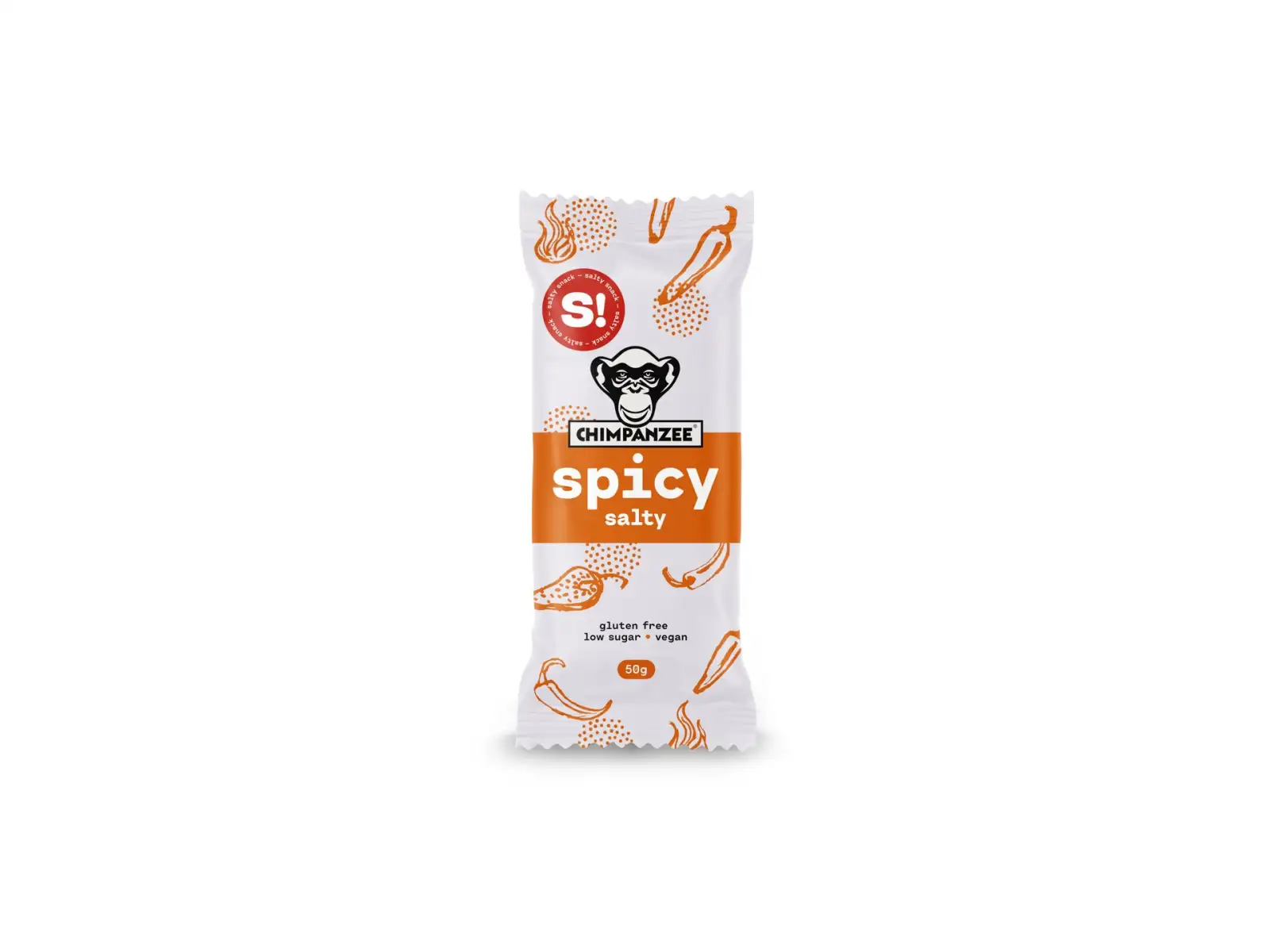 Chimpanzee Salty bar Energieriegel Spicy 50 g