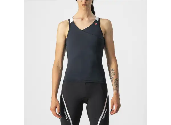 Castelli Solaris Damen ärmelloses Trikot skylight/orange