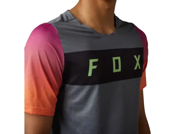 Fox Flexair Arcadia Herren Trikot Kurzarm Pewter