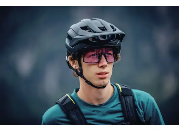 Abus Cliffhanger MTB-Helm Weiß Glänzend