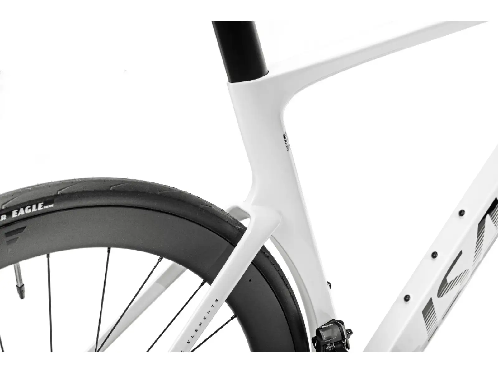 Isaac Meson Ultegra Di2 Rennrad Mineral White