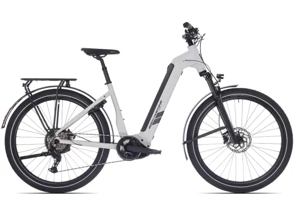 Rock Machine eRokk B70T Elektrofahrrad mit tiefem Einstieg Matte Limerock Grey