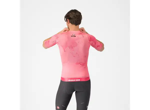 Castelli Giro 108 Race 8S Herren Trikot Kurzarm Rosa Giro