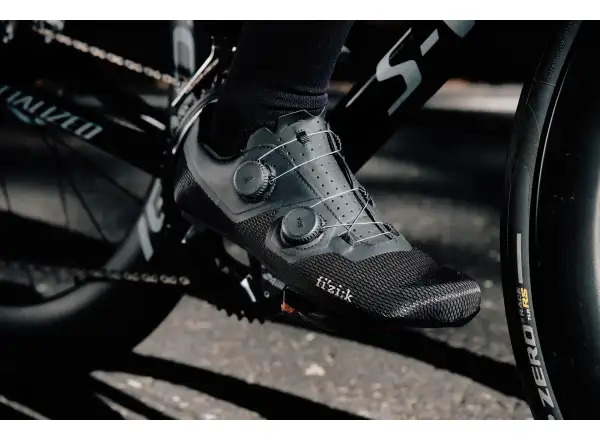 Fizik Tempo Lyra Rennradschuhe Coal Black/Black