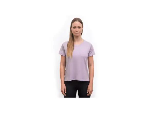 Sensor Merino Blend Elements Damen T-Shirt Kurzarm Mystic Violet