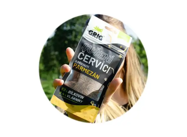 Grigg trocken geröstete Würmer Parmesan 13 g