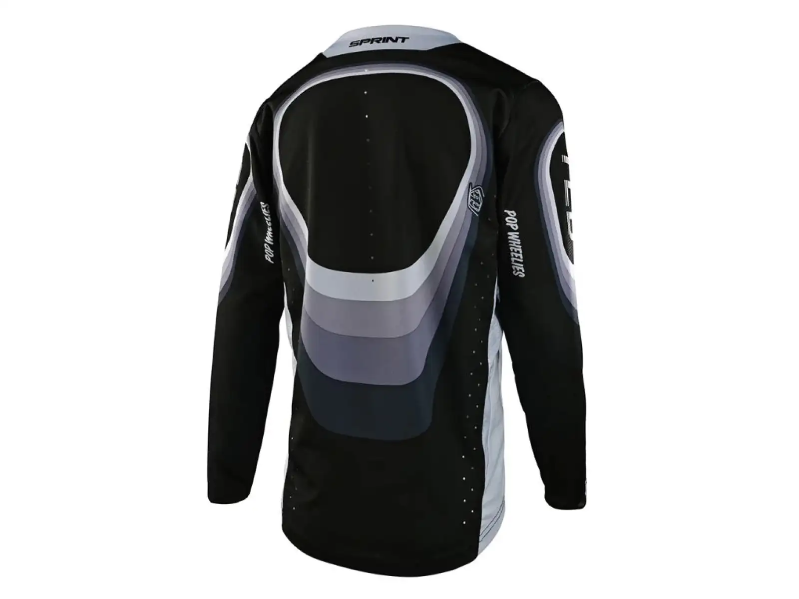 Troy Lee Designs Sprint Reverb Kindertrikot Langarm Schwarz
