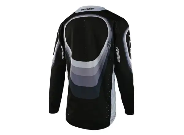 Troy Lee Designs Sprint Reverb Kindertrikot Langarm Schwarz
