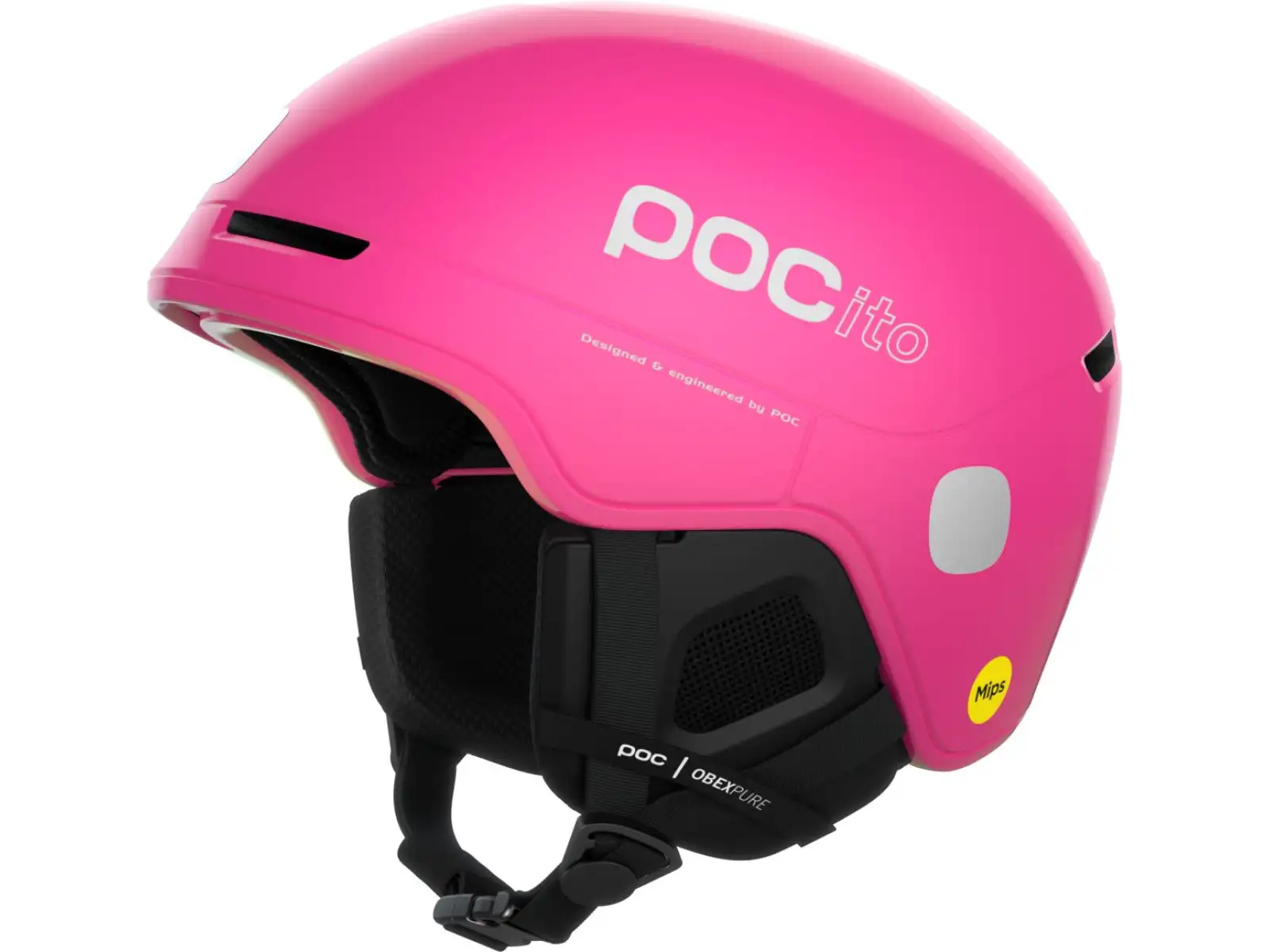 POC POCito Obex MIPS Kinder Skihelm Fluorescent Pink