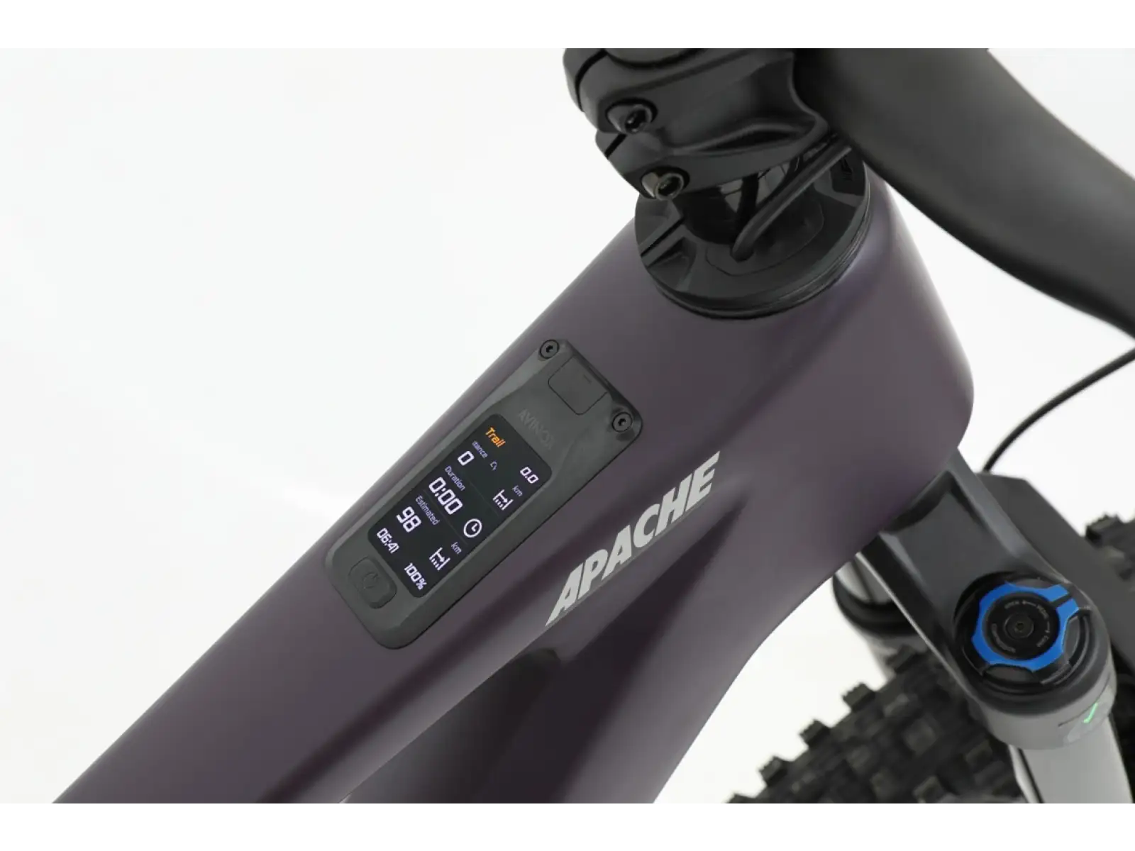 Apache Eagle 1 Avinox 800 Wh violett vollgefedertes E-Bike