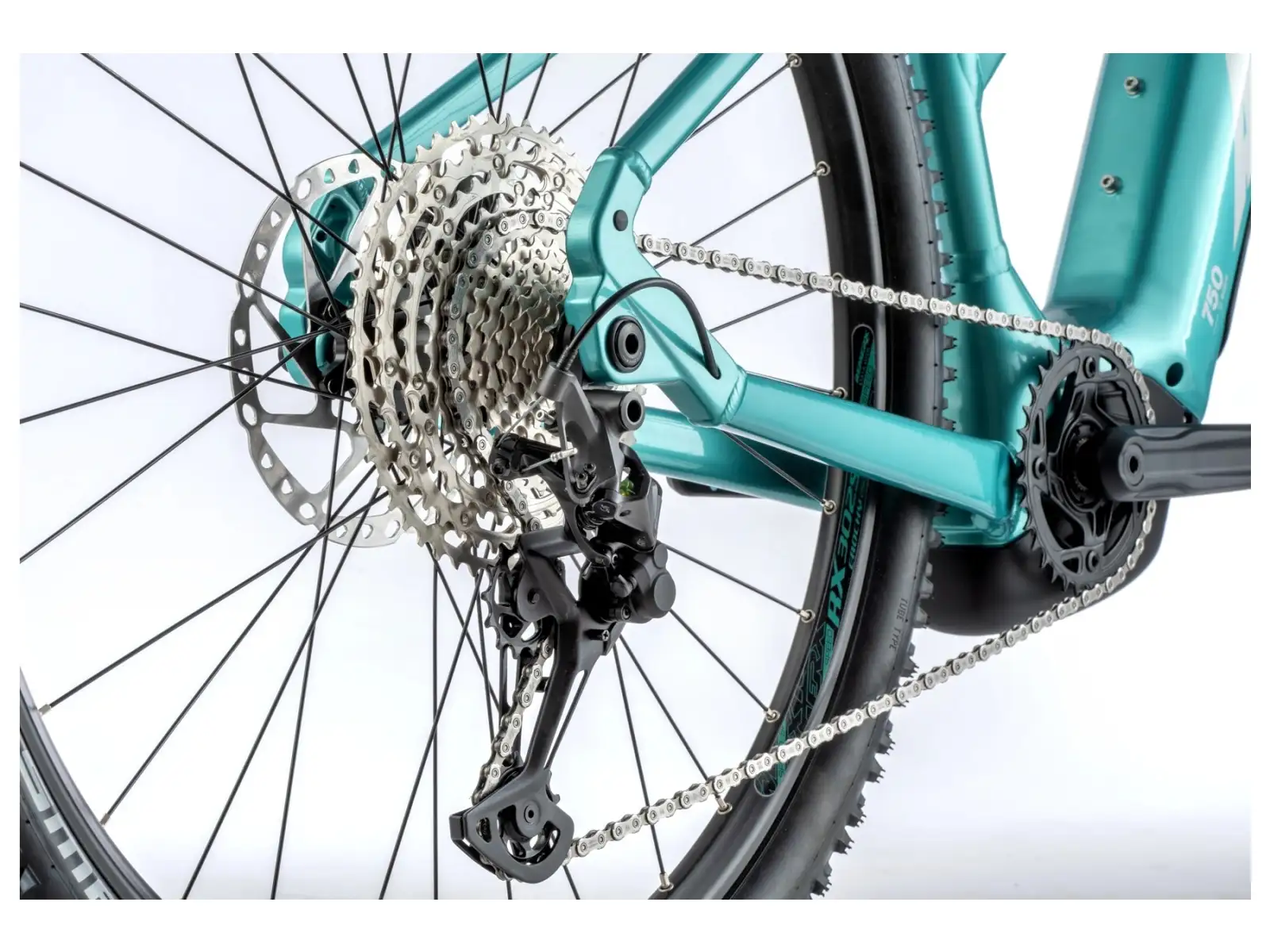 Apache Hupahu 2 Bosch Lady 1000 Wh Damen Elektro-Mountainbike türkis