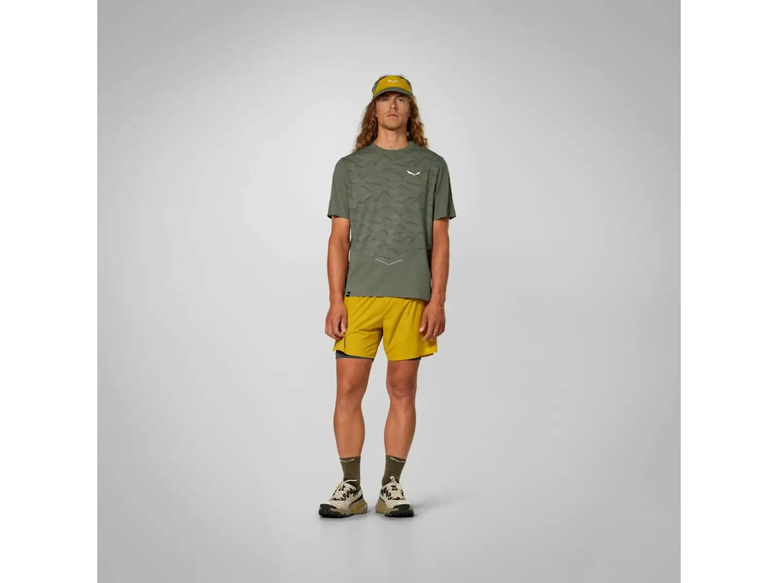Salewa Pedroc Tech Dry Herren T-Shirt Kurzarm Foaded green