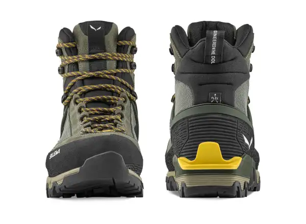 Salewa Mountain Trainer 3 Tech Mid GTX Herren-Wanderschuhe Faded Green/Forest Night