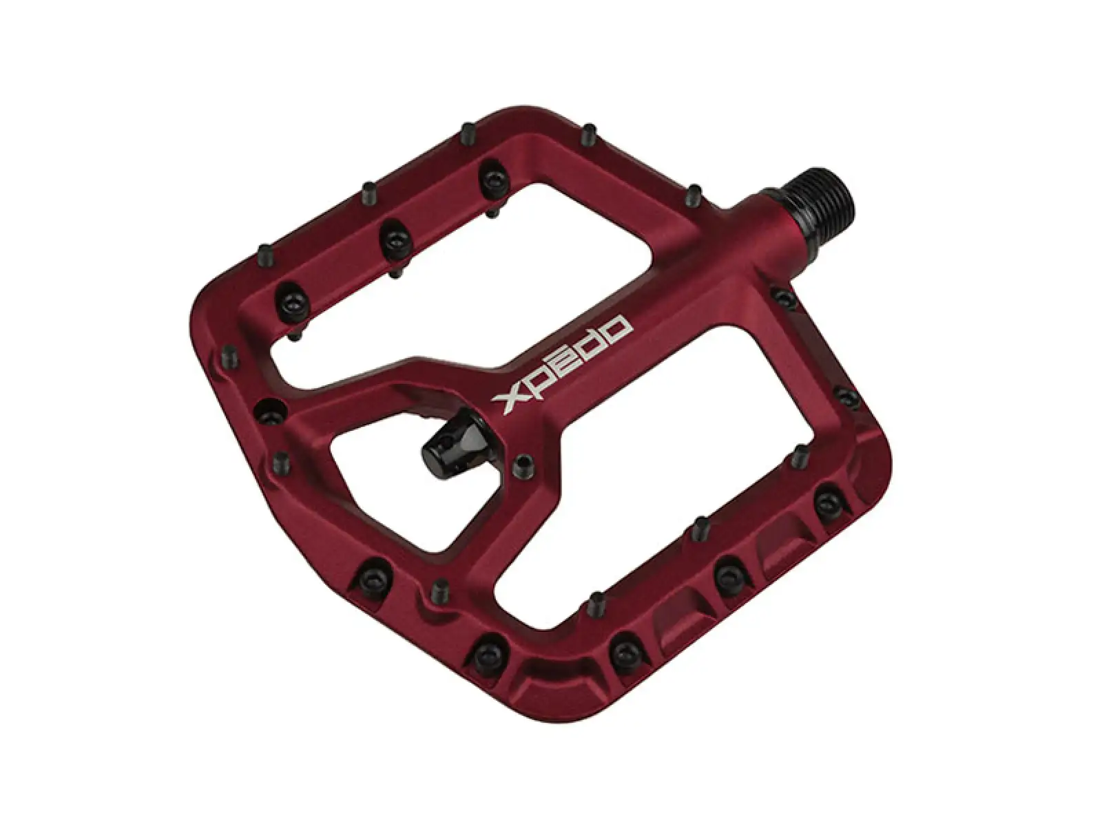 X-pedo Trident Large Plattformpedale rot