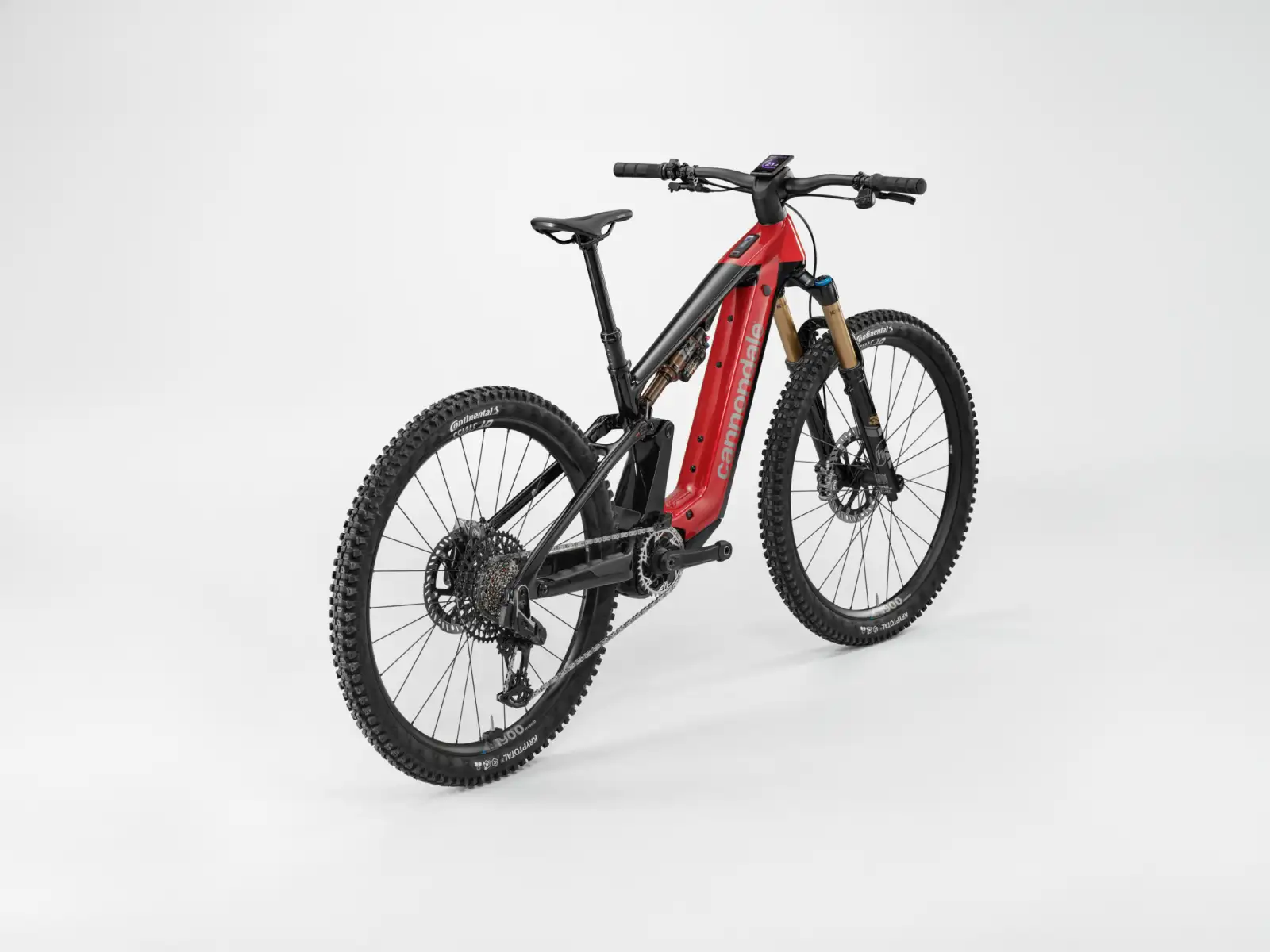 Cannondale Moterra Carbon 1 vollgefedertes Elektrofahrrad Metallic Red