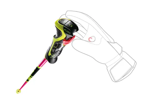 Leki WCR TBS SL 3D alpinski stöcke Neonpink/Black/Neonyellow