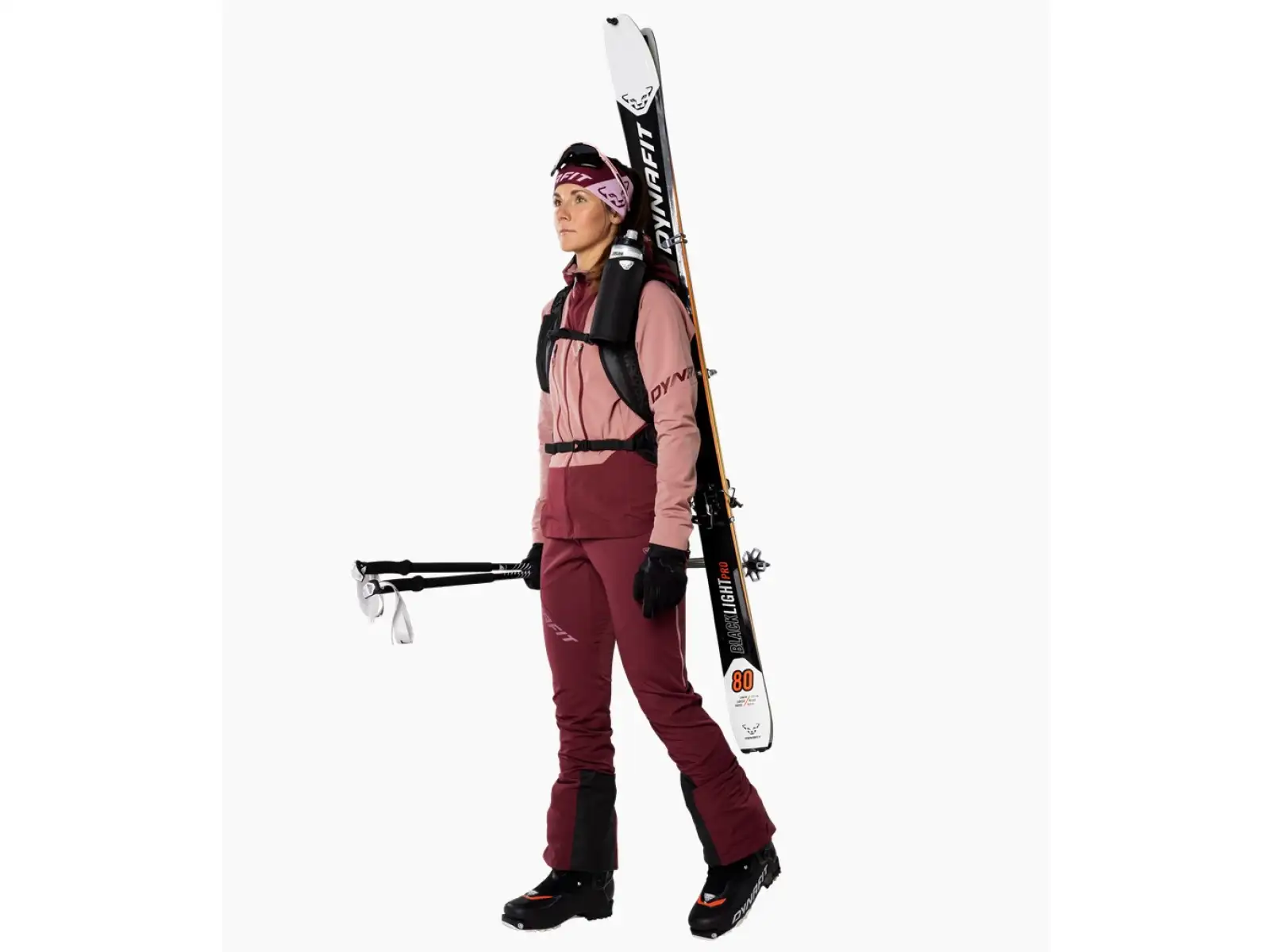Dynafit TLT Touring Dynastretch Damen-Hose Burgundy