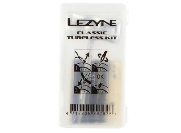 Lezyne Classic Tubeless Kit Set für Reifen Clear