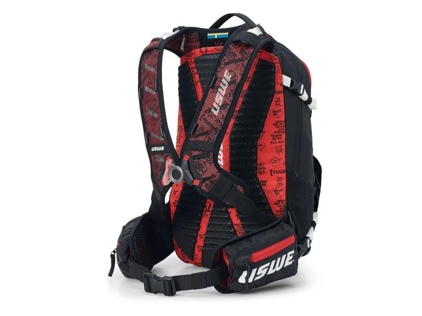 USWE Flow Rucksack 25l Schwarz/Rot