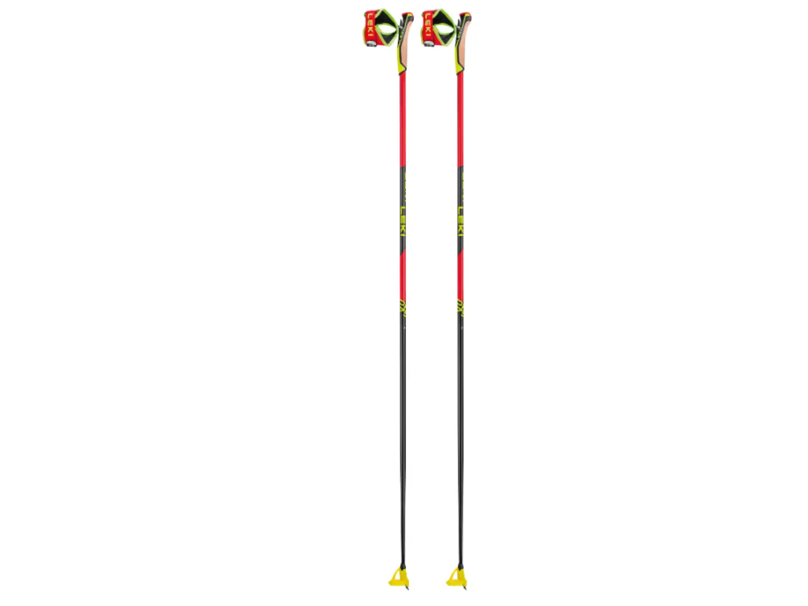 Leki PRC 750 Langlaufstöcke bright red/neon yellow/black