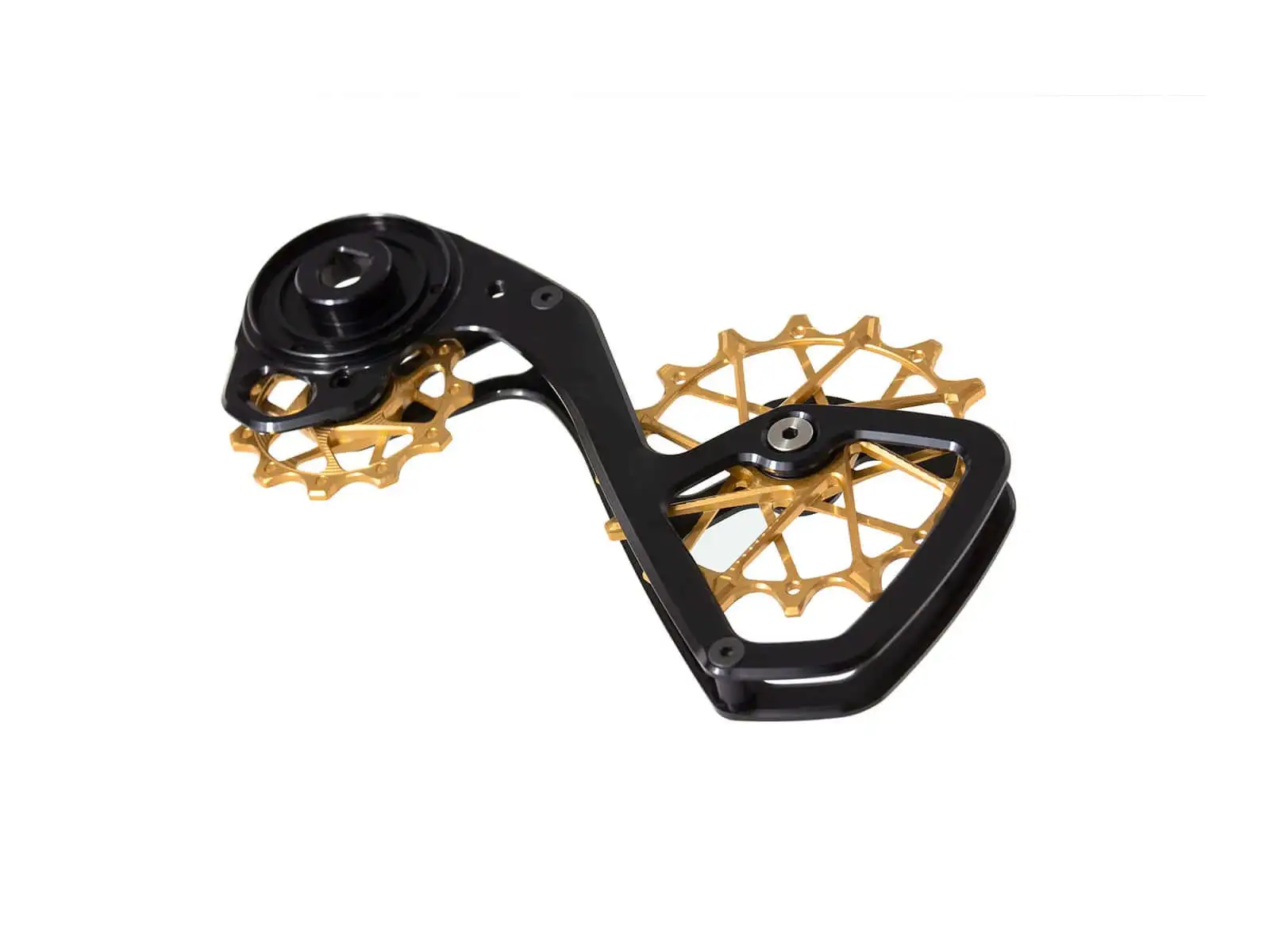 Garbaruk Schaltwerkskäfig und Schaltröllchen für Sram Force AXS 12-fach Schwarz/Schwarz