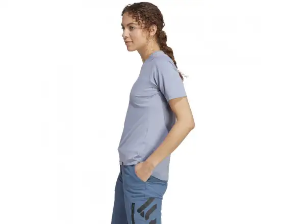 Five Ten TrailX Damen-Fahrradtrikot kurzarm Silber-Violett