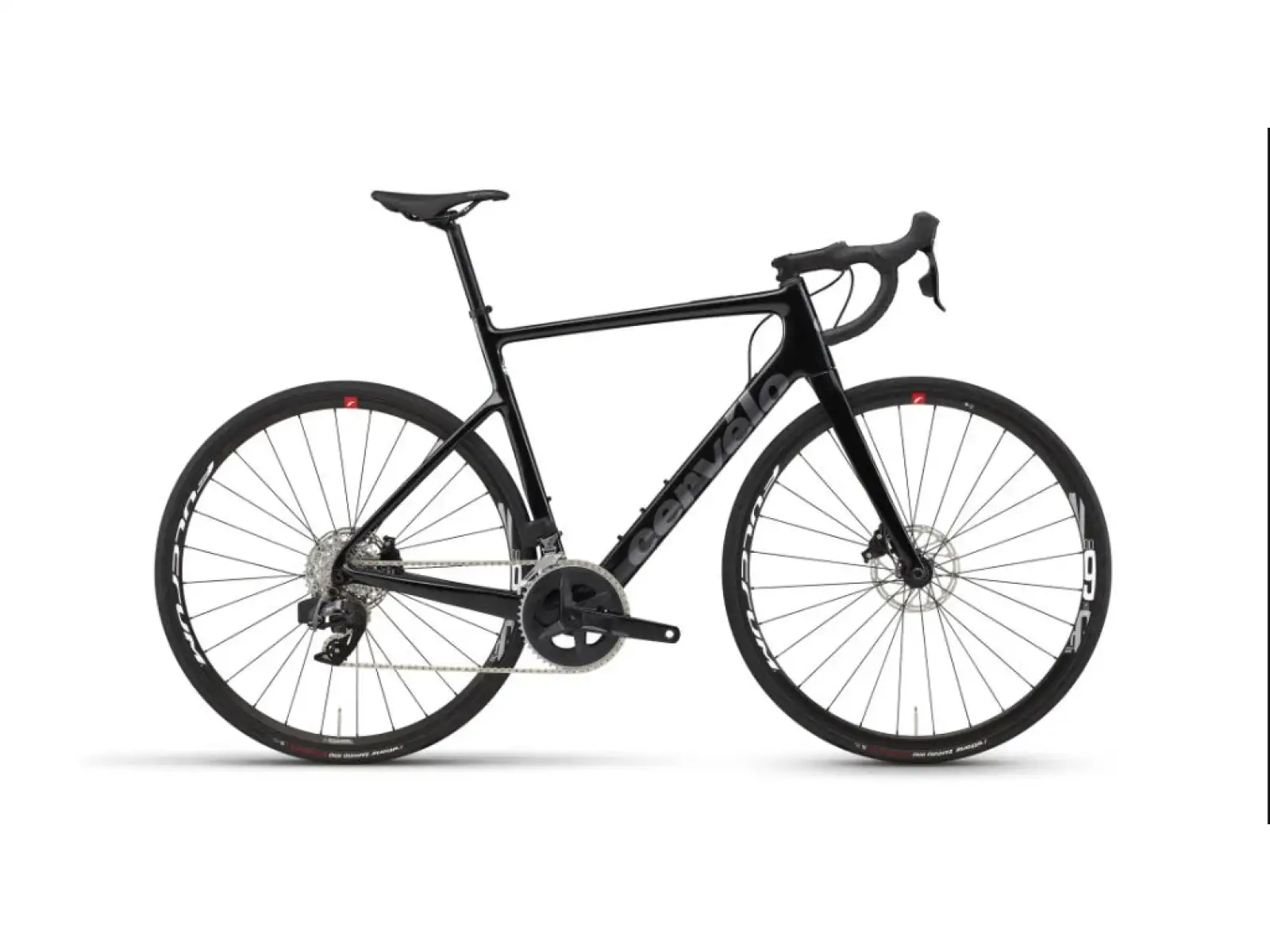 Cervélo Caledonia Rival eTap AXS Rennrad Metallic Schwarz.