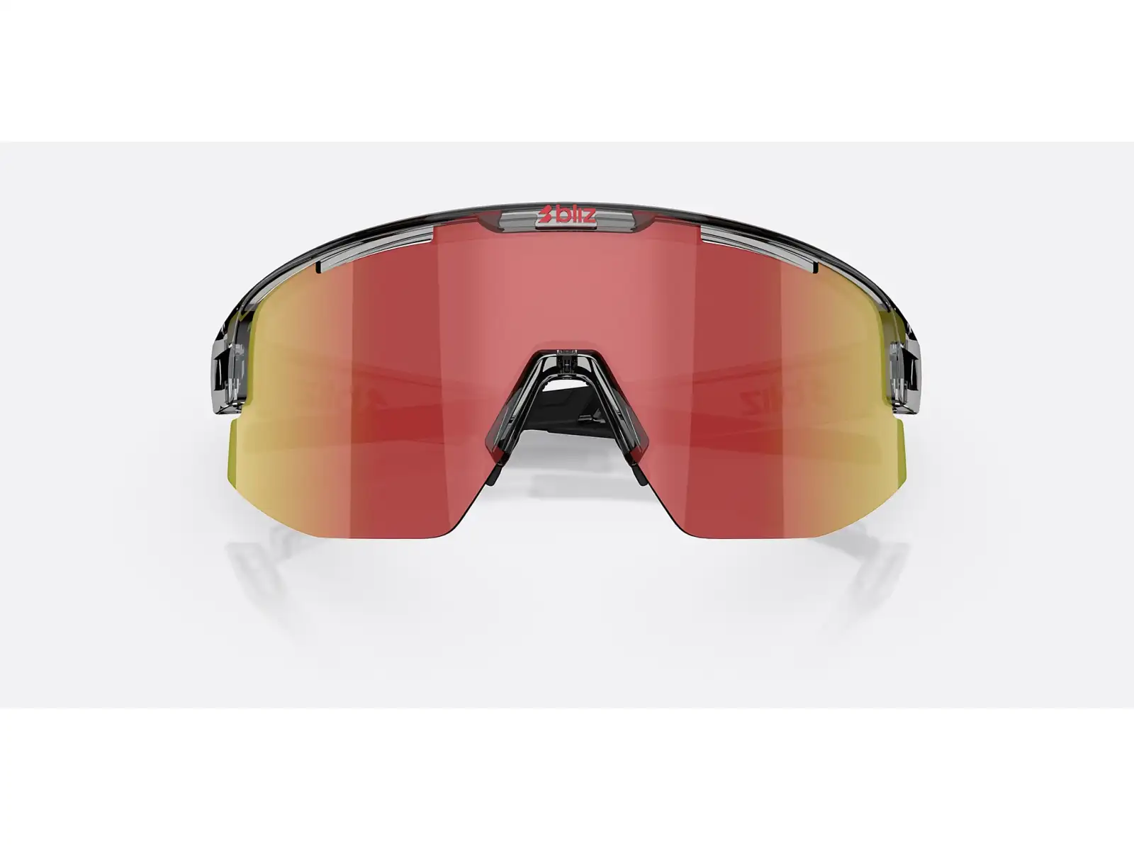 Bliz Matrix Sonnenbrille Transparent Dark Grey/Brow Red Multi