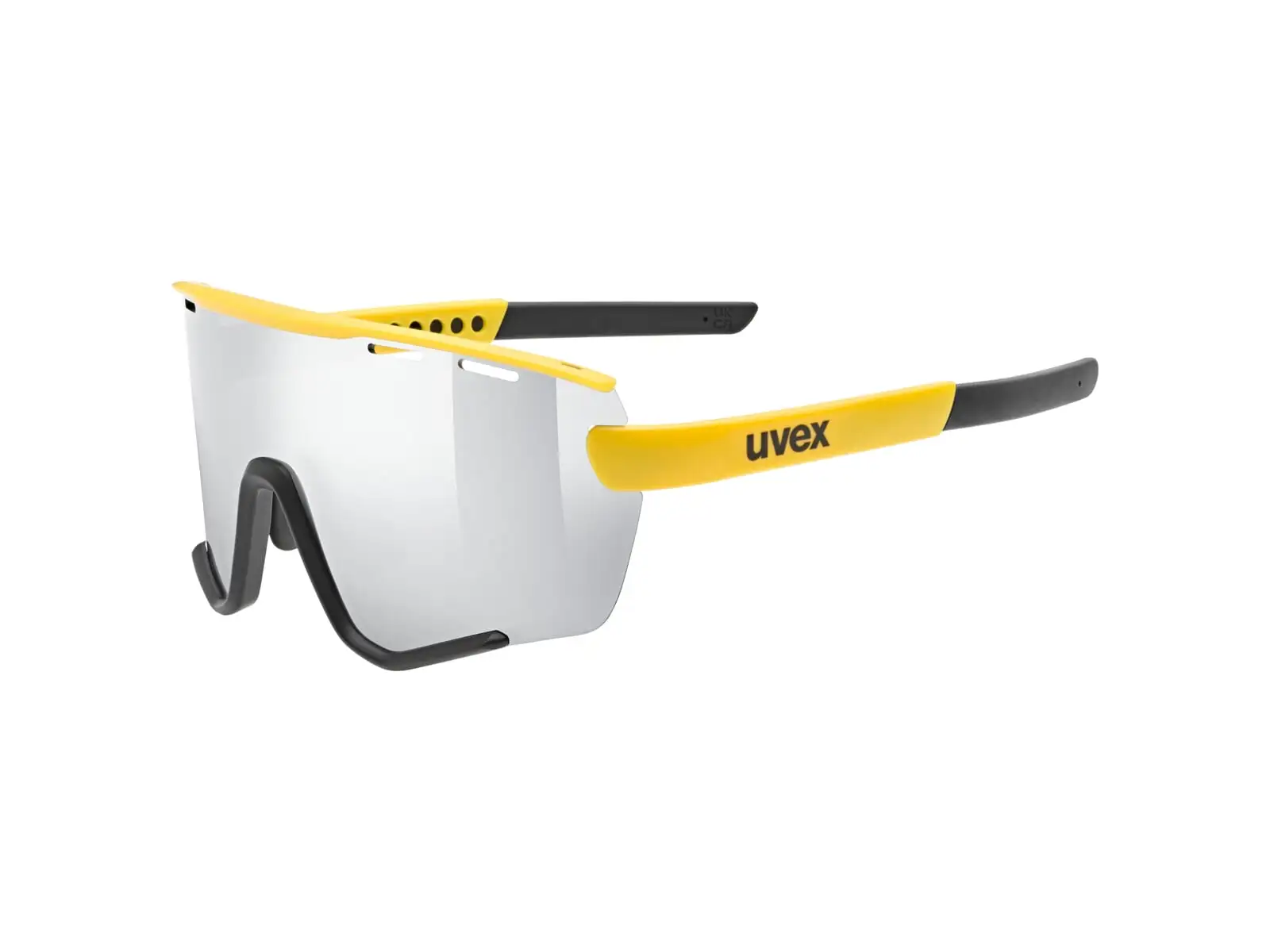 Uvex Sportstyle 236 Radbrille Set Sunbee Black Mat/Mirror Silver+Clear