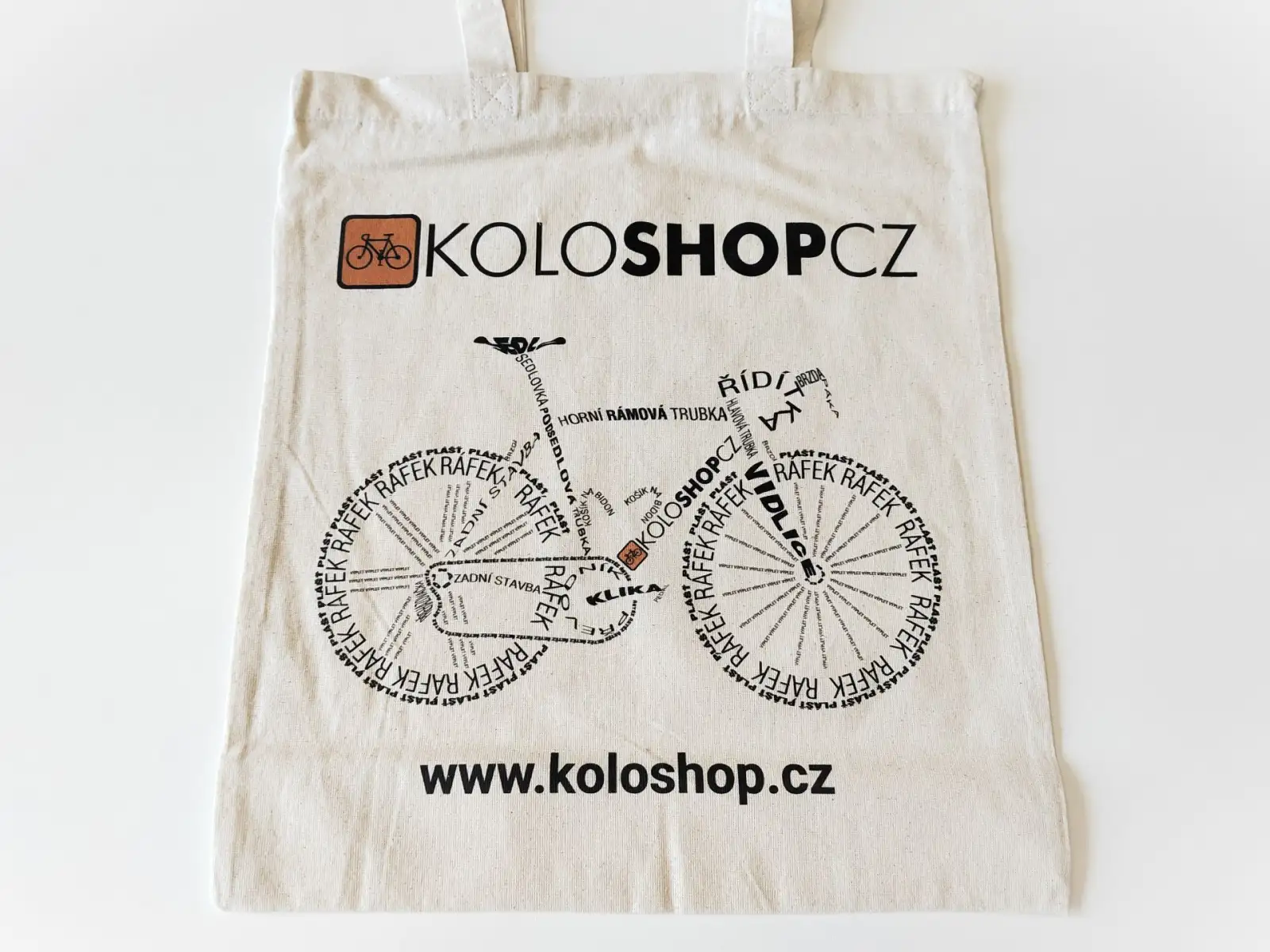 Koloshop Naturstofftasche mit Aufdruck