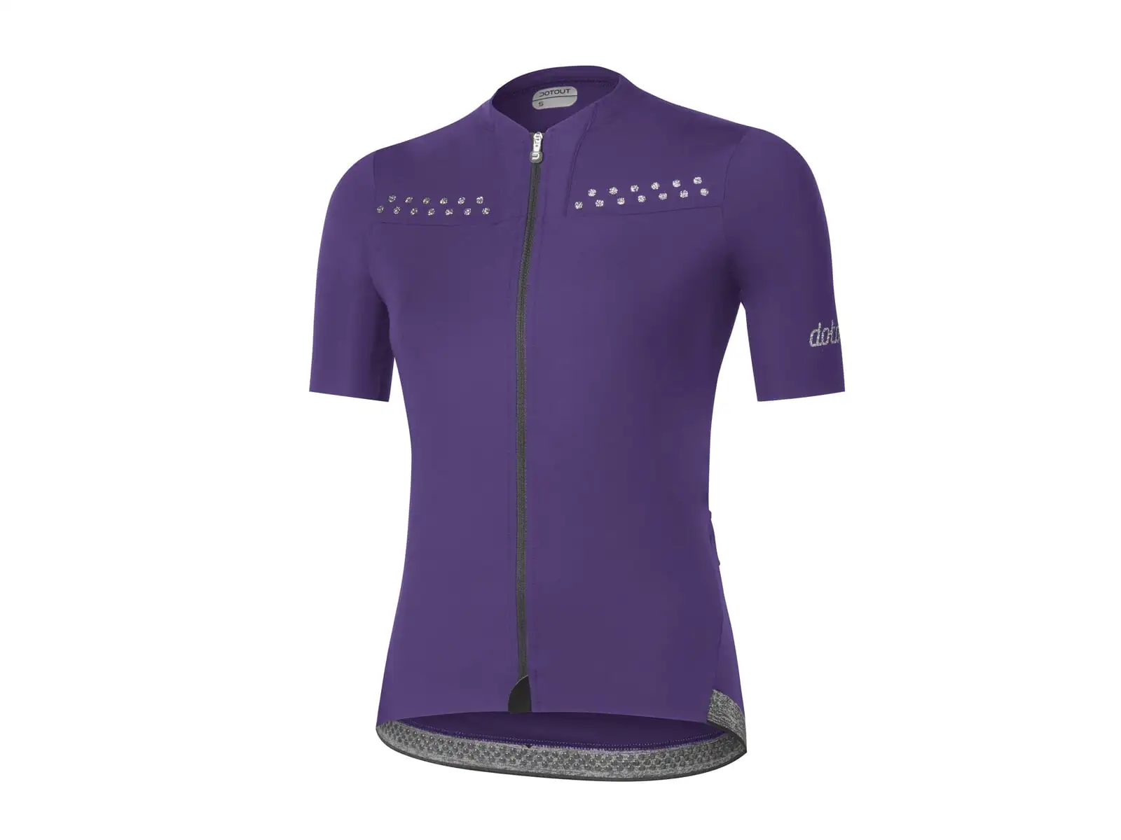 Dotout Star Damen Radtrikot Kurzarm Lila